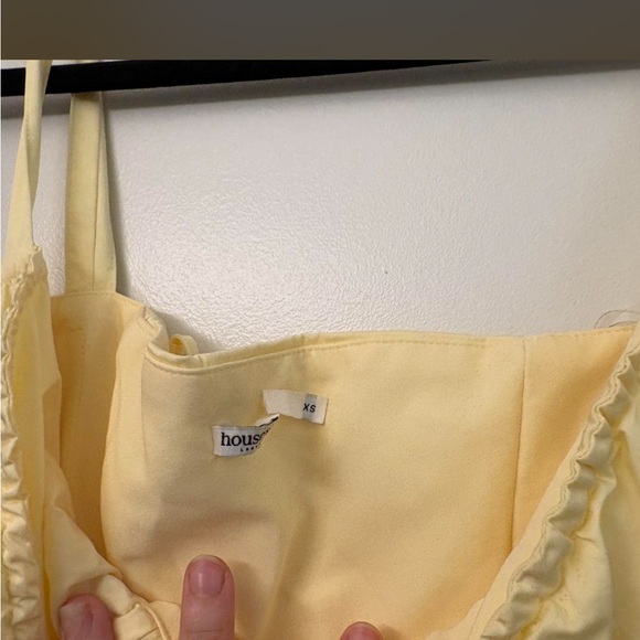 House of CB Carmen butter yellow corset dress XS - Picture 6 of 8